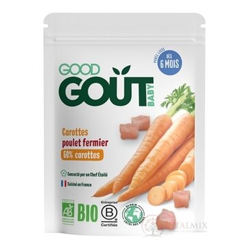 Good Gout BIO Mrkva s farmárskym kuriatkom príkrm (od ukonč. 6. mesiaca) 1x190 g obrázok