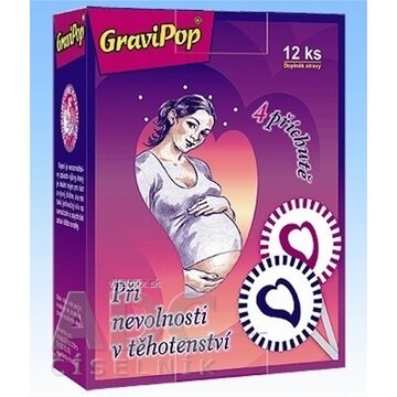 GraviPop lízanka pre tehotné ženy 1x12 ks obrázok