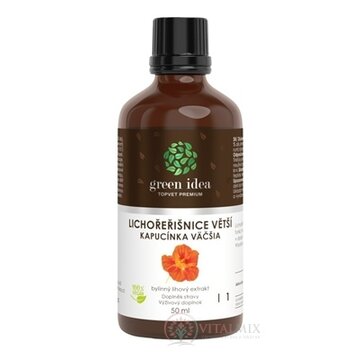 Green Idea KAPUCÍNKA väčšia bylinný liehový extrakt, kvapky 1x50 ml obrázok