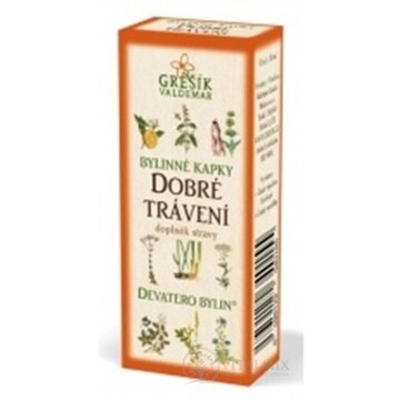 GREŠÍK BYLINNÉ KVAPKY DOBRÉ TRÁVENIE 1x50 ml obrázok