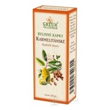 GREŠÍK BYLINNÉ KVAPKY KARMELITÁNSKE 1x50 ml obrázok