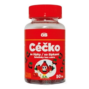 GS Céčko so šípkami želatínky bez cukru 1x50 ks obrázok