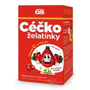 GS CÉČKO želatínky vitamín C so šípkami 1x50 ks obrázok