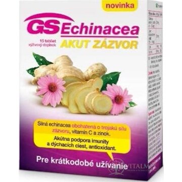 GS Echinacea AKUT ZÁZVOR tbl 1x15 ks obrázok