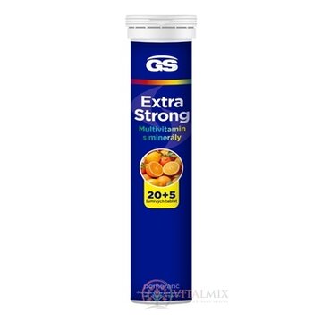 GS Extra Strong Multivitamin s minerálmi tbl eff príchuť pomaranč 20+5 (25 ks) obrázok