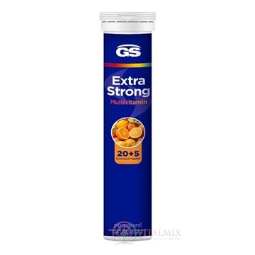 GS Extra Strong Multivitamin tbl eff príchuť pomaranč 20+5 (25 ks) obrázok
