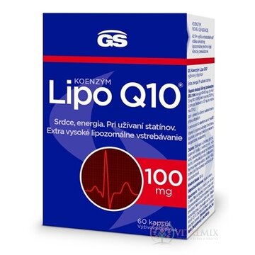 GS Koenzým Lipo Q10 100 mg cps 1x60 ks obrázok