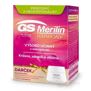 GS Merilin Harmony akcia Vichy 2021 tbl 60+30 (90 ks) + darček Vichy Neovadiol krém 15 ml, 1x1 set obrázok