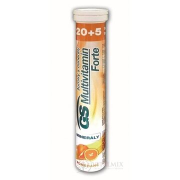 GS Multivitamín Forte šumivý s minerálmi pomaranč tbl eff 20+5 navyše (25 ks) obrázok