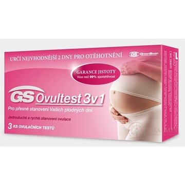 GS Ovultest 3v1 ovulačný test samodiagnostický 1x3 ks obrázok