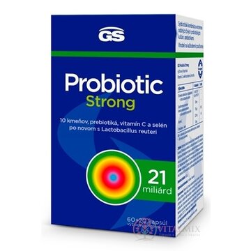 GS Probiotic Strong cps 60+20 (80 ks) obrázok