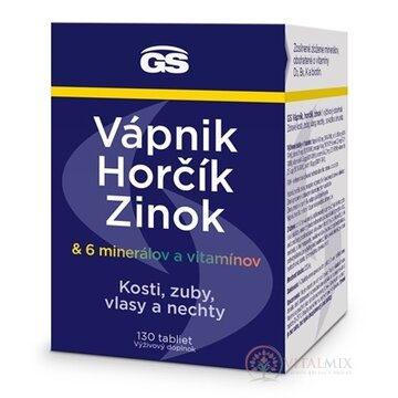GS Vápnik, Horčík, Zinok tbl 1x130 ks obrázok