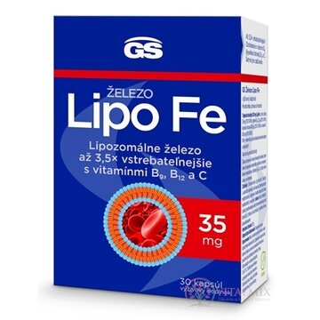 GS Železo Lipo Fe cps 1x30 ks obrázok