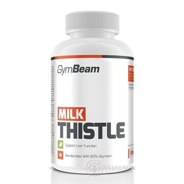 GymBeam MILK THISTLE cps (pestrec mariánsky) 1x120 ks obrázok