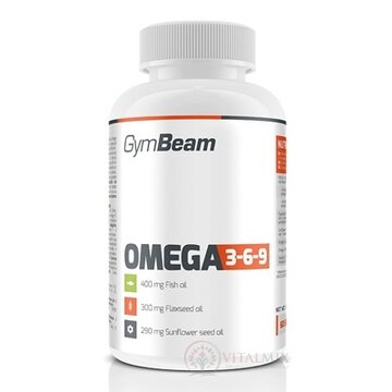 GymBeam Omega 3-6-9 cps 1x120 ks obrázok