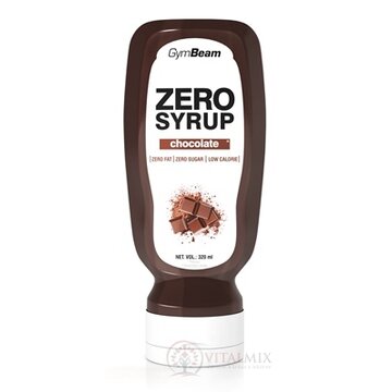 GymBeam ZERO SYRUP chocolate sirup, príchuť čokoláda 1x320 ml obrázok
