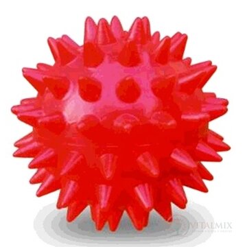 GYMY MASÁŽNA LOPTIČKA - ježko 5 cm červená, priemer 5 cm 1x1 ks obrázok