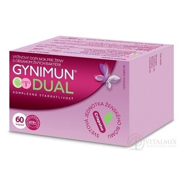 GYNIMUN DUAL cps pre ženy, s obsahom živých baktérií 1x60 ks obrázok