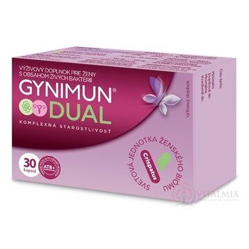GYNIMUN DUAL PROTECT cps pre ženy, s obsahom živých baktérií 1x30 ks obrázok