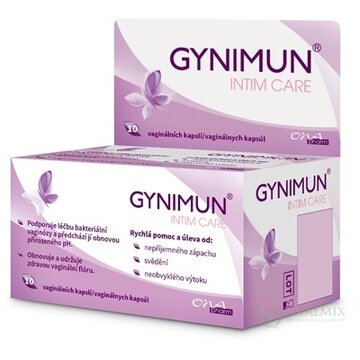GYNIMUN INTIM CARE vaginálne kapsuly, 1x10 ks obrázok