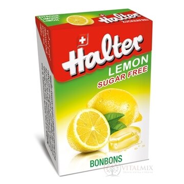 Halter BONBONS Citrón cukríky bez cukru, 1x40 g obrázok