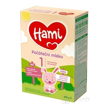 Hami 1 Počiatočné mlieko dojčenská mliečna výživa v prášku (od narod.) (inov.2022) 1x600 g obrázok
