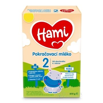 Hami 2 Následné mlieko dojčenská mliečna výživa v prášku (od ukonč. 6. mes.) (inov.2022) 1x600 g obrázok