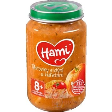 Hami príkrm Cestoviny s tekvicou a kuraťom (od ukonč. 8. mesiaca) 1x200 g obrázok