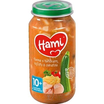 Hami príkrm Penne s tuniakom, paradajkami a cuketou (od ukonč. 10. mesiaca) 1x250 g obrázok