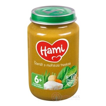 Hami príkrm Špenát s morskou treskou (od ukonč. 6. mesiaca) 1x200 g obrázok