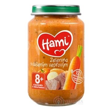 Hami príkrm Zelenina s duseným bravčovým (od ukonč. 8. mesiaca) 1x200 g obrázok