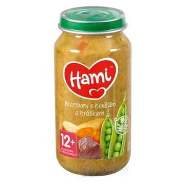 Hami príkrm Zemiaky s hovädzím a hráškom (od ukonč. 12. mesiaca) 1x250 g obrázok