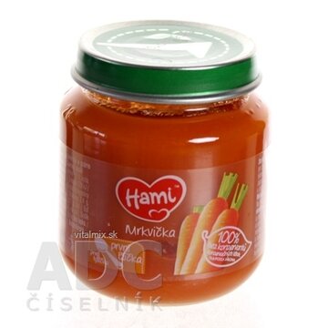 Hami zeleninový príkrm Mrkvička prvá lyžička (od ukonč. 4. mesiaca) 1x125 g obrázok