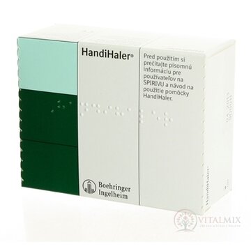 HandiHaler inhalátor inhalačná aplikácia kapsúl lieku Spiriva 1x1 ks obrázok