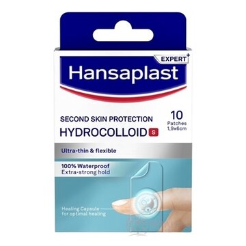 Hansaplast Hydrokoloidná náplasť na prsty 1,9x6 cm (Hydrocolloid S Second skin) 1x10 ks obrázok