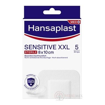 Hansaplast MED SENSITIVE XXL náplasť 8x10 cm 1x5 ks obrázok