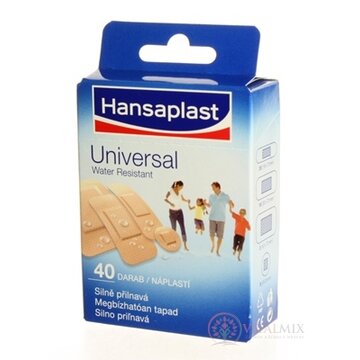 Hansaplast Universal Water resistant vodeodolná náplasť 1x40 ks obrázok