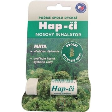 HAP-ČÍ Tyčinka nosová inhalačná gáfrovomentolová náplň 1x1 ks obrázok