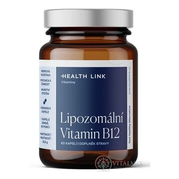 HEALTH LINK Lipozomálny vitamín B12 cps 1x60 ks obrázok