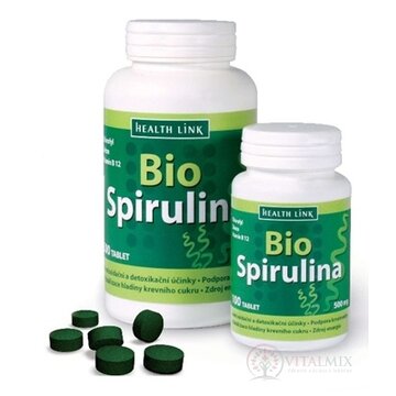 Health Link SPIRULINA BIO tbl 1x300 ks obrázok