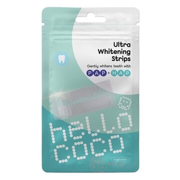 hello coco PAP+HAP Ultra Whitening Strips vrecúška (po 2 pásiky) 1x5 ks obrázok