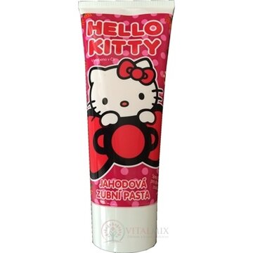 Hello Kitty Zubná pasta príchuť jahoda, gél 1x75 ml obrázok
