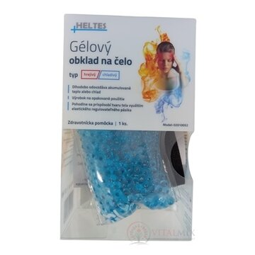 HELTES Gélový obklad na čelo hrejivý/chladivý 1x1 ks obrázok