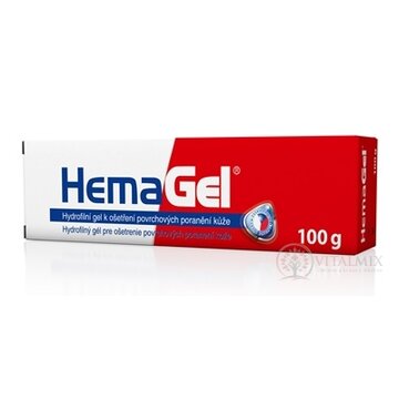 HemaGel gél na ošetrenie povrchových poranení 1x100 g obrázok