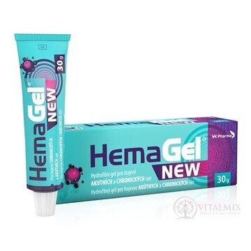 HemaGel NEW hydrofilný gél pre hojenie rán 1x30 g obrázok