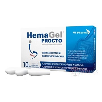 HemaGel PROCTO čapík rektálny 1x10 ks obrázok