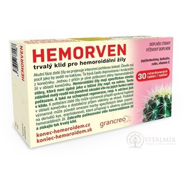 HEMORVEN tbl 1x30 ks obrázok