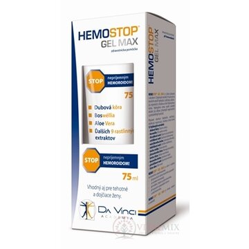 HemoStop Gél Max stop hemoroidom 1x75 ml obrázok
