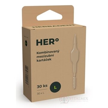 HERBADENT HERo Medzizubná kefka L kombinovaná 1x30 ks obrázok