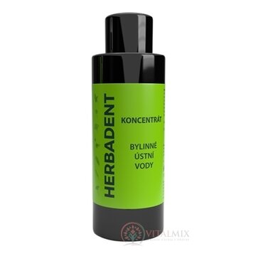 HERBADENT Original Koncentrát Bylinná ÚSTNA VODA 1x100 ml obrázok